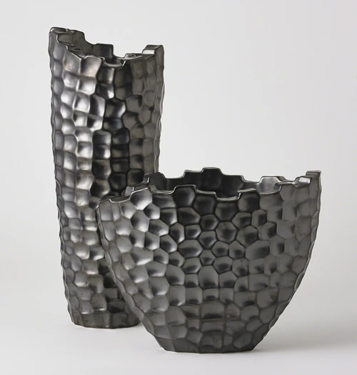 Graphite Vase- SHORT