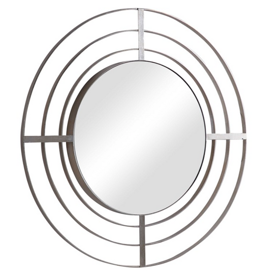 40" Brushed Nickel Mirror