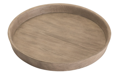 Round Poplar Spruce Tray