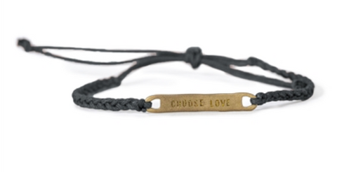 These adjustable bracelets all have positive and inspirational sayings on them. Each bar is made of sterling silver.