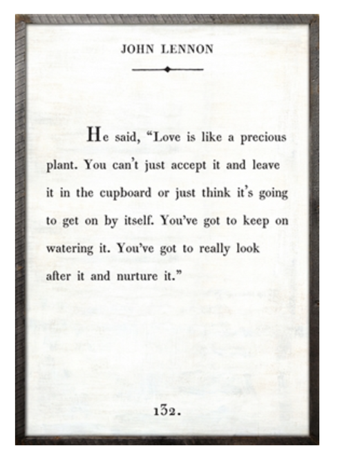 Wall Art Quote- JOHN LENNON