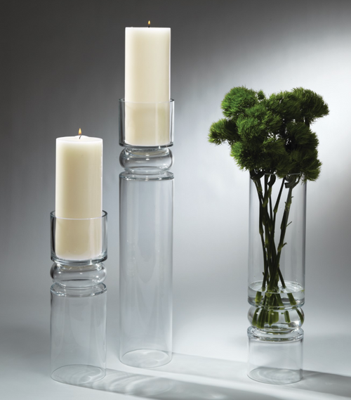Our Flip Flop Candleholder/Vase is a clever little piece that multi-tasks brilliantly. Flip the clear glass piece one way for a towering candle holder or flip the other way for a simply stunning vase.