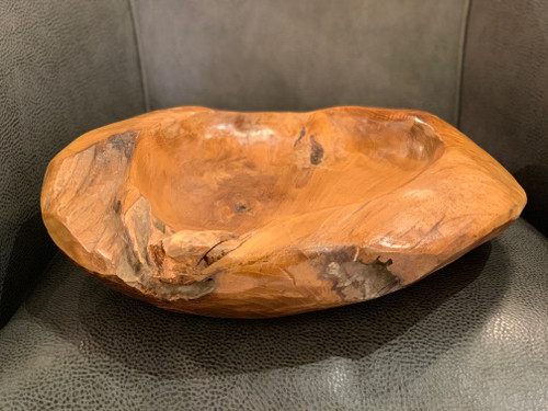 Natural Teak Bowl- Cleveland Art