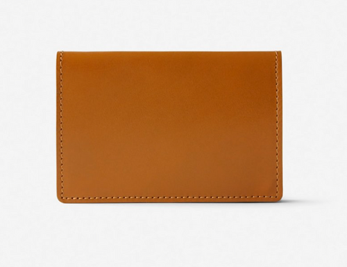Full grain leather and no hardware needed. This is the ultimate wallet for the minimalist in all of us. Also works as a smart business card holder for when you're busy taking over the world.