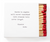 Perfect pairing with our 1820 candles! Box with quote comes with 50 matchsticks. 

Here's to nights we'll never remember with friends we'll never forget. Cheers!
-xoxo