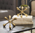 Oversized Brass Jacks- Set of 2