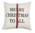 MERRY CHRISTMAS TO ALL pillow
