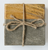 Cement + Wood Coasters- set of 4