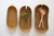 Mustard Woven Seagrass Baskets- set of 3