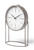 Grey Metal Table Clock