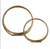 Brass Ring Sculpture - Set of 2
