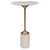 Marble + Brass Side Table