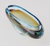 Glass Canoe Bowl- Turquoise 