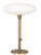 Oval Frosted Glass with Brass Table Lamp