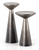 Ombre Pewter Nesting Side Tables- Set of 2