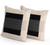 Black Square Ombre Pillow (sold individually)