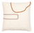 Pillow- WHITE with ABSTRACT LINES