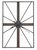 Rectangle Red Hook Wall Clock 35"
