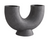 Matte Black Crescent Sculpture
