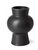 Black Ceramic Vase- SHORT