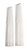 Tall White Crackle Vases- Set of 2