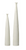 Tall White Sand Vases- Set of 2