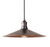 Antique copper finish adds a sleek look to this classic pendant.