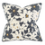 Decorative pillow in a floral fabric - filled with plume feather