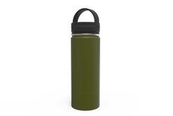 18 oz Water Bottle Front [OD Green]