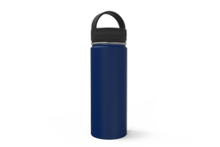 18 oz Water Bottle Back [Cobalt Blue]