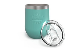 Beach Blue 12 oz Wine Tumbler Hero [Beach Blue]