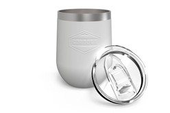 White 12 oz Wine Tumbler Hero [White]