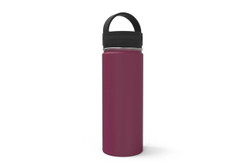 18 oz Raspberry Water Bottle Back [Raspberry]