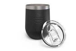 Black 12 oz Wine Tumbler Hero [Black]