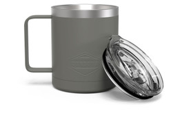 12 oz Charcoal Camp Mug Full [Charcoal]