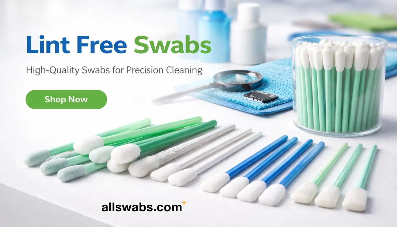Lint Free Swabs at AllSwabs.com