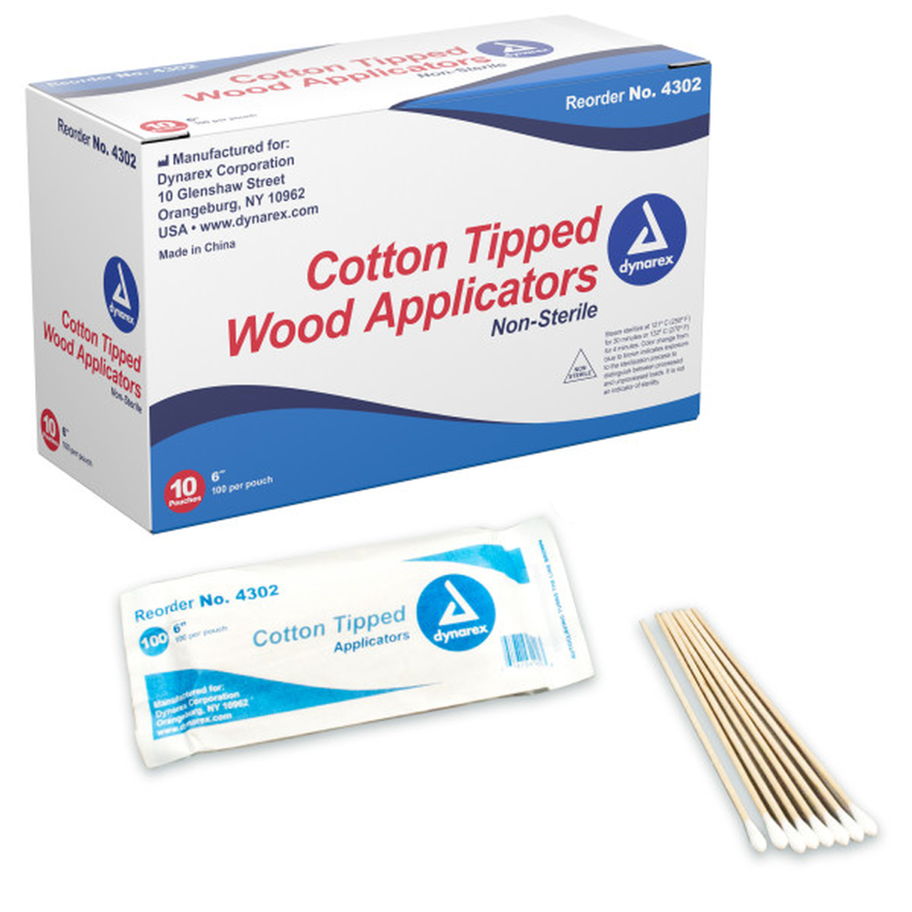 Bulk Cotton Swabs – 6 Inch Wood Shaft
