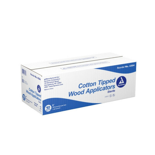 Puritan Sterile Cotton Swab, 6 in., Wood Shaft - AllSwabs