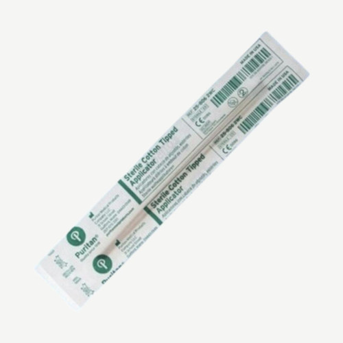 Puritan Sterile Cotton Swab, 6 in., Wood Shaft - AllSwabs