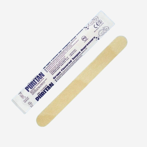 TONGUE DEPRESSOR, (WOODEN)STERILE PAPER SEALED