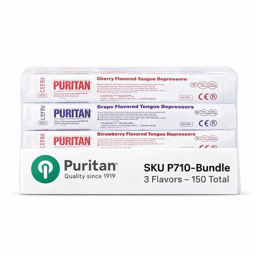Puritan Medical Flavored Junior Tongue Depressor Bundle at AllSwabs.com