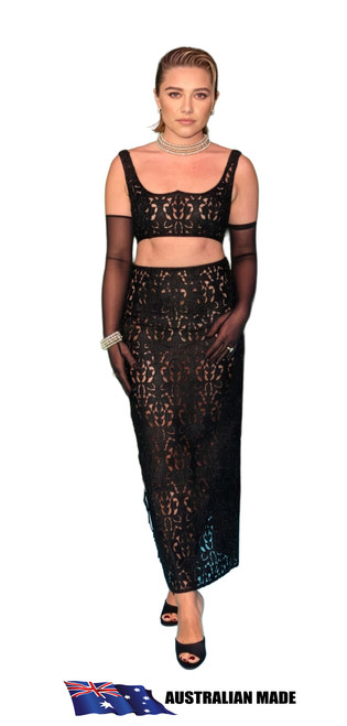 Life Size Cardboard Cut-Out – Florence Pugh Black Dress
