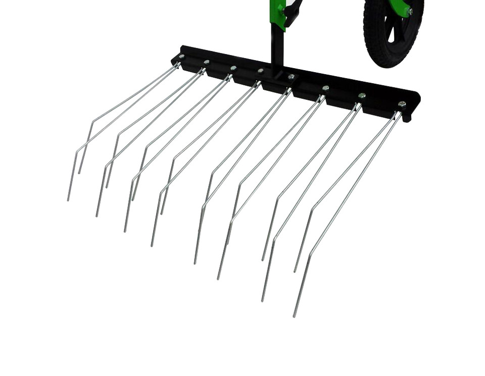 Närbild på ogräsharv på vit bakrund