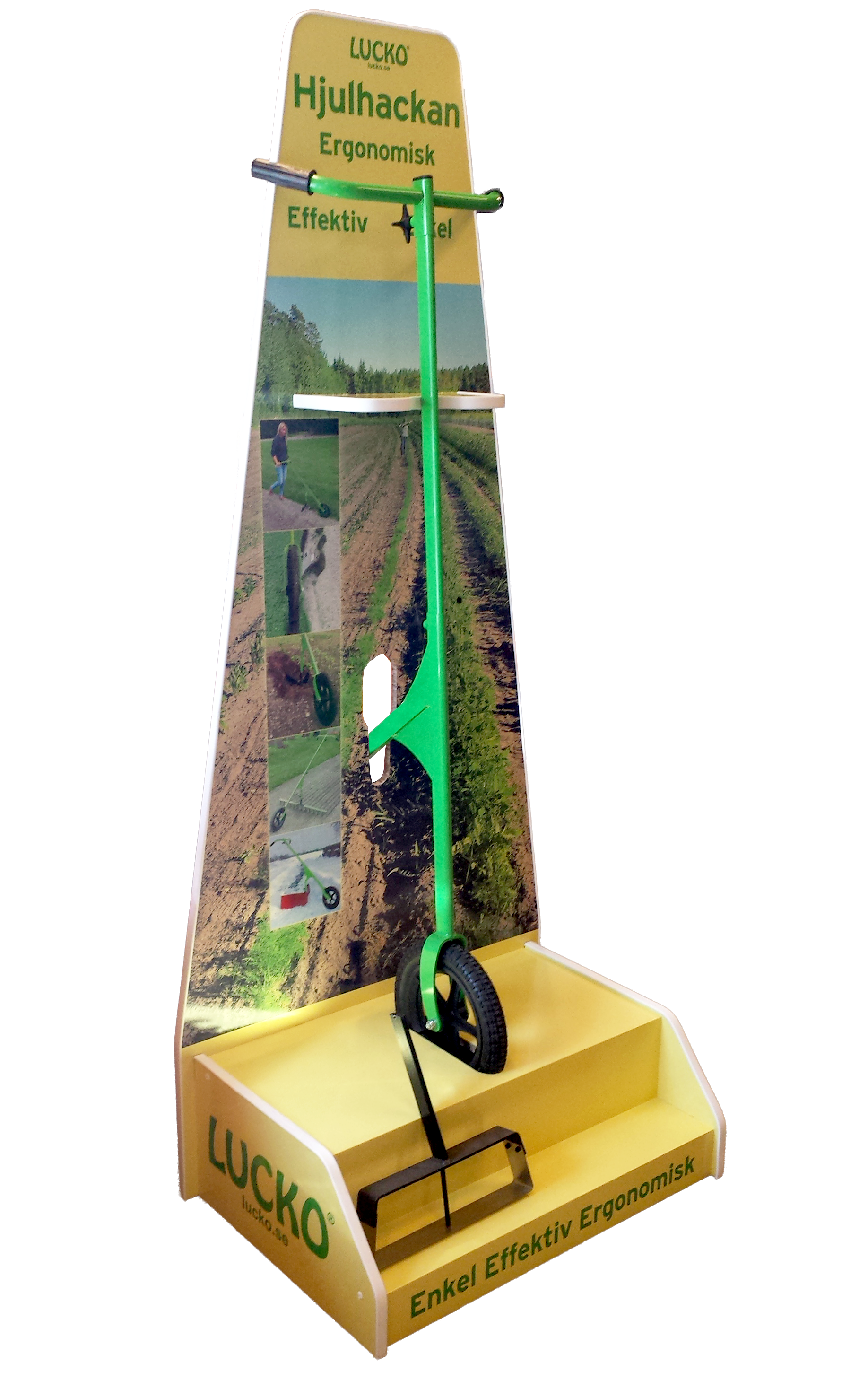 Golvställ hjulhacka