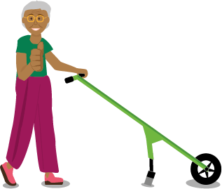 Ergonomiskt trädgårdsredskap