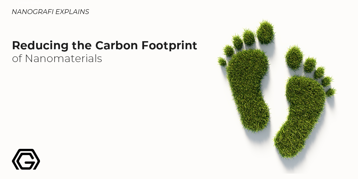 Reducing the Carbon Footprint of Nanomaterials