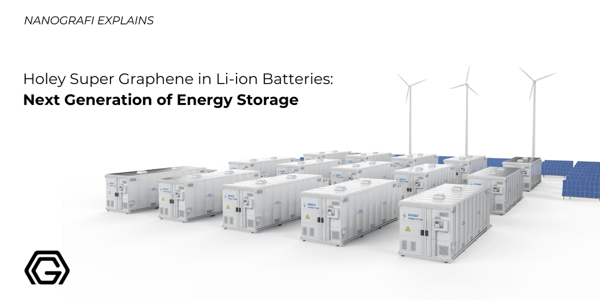 Holey Super Graphene in Li-ion Batteries: Next Generation of Energy Storage