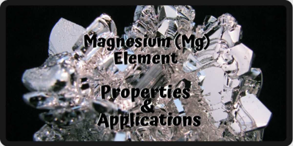 Specifications Of Magnesium Element