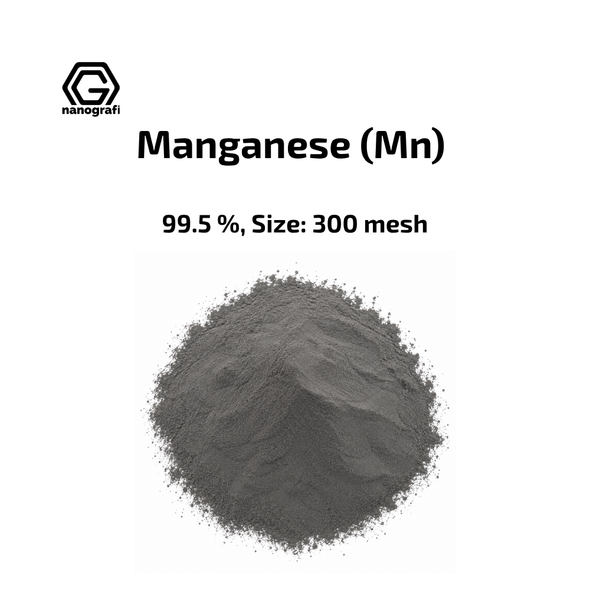 Mn(Manganese) Micron Powder, 300 mesh, 99.95 %