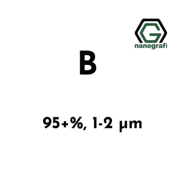 Boron (B) Micron Powder, Purity: 95+%, Size: 1-2 μm Amorphous